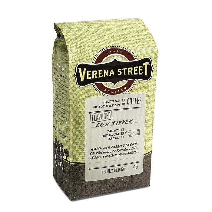 Verena Street Coffee Julien's Breakfast Blend, whole bean medium roast, 2LB (32oz.), Rainforest Alliance Certified... N22