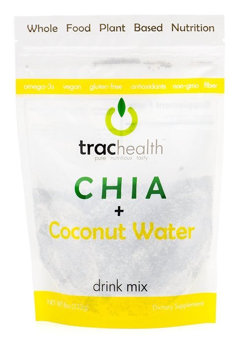 Trac Health Chia Plus Blackberry Hibiscus Green Tea Drink Mix, 273 Gram N20