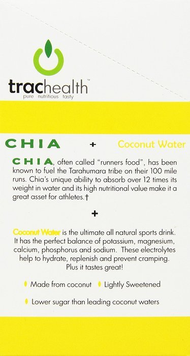 Trac Health Chia Plus Blackberry Hibiscus Green Tea Drink Mix, 273 Gram N26