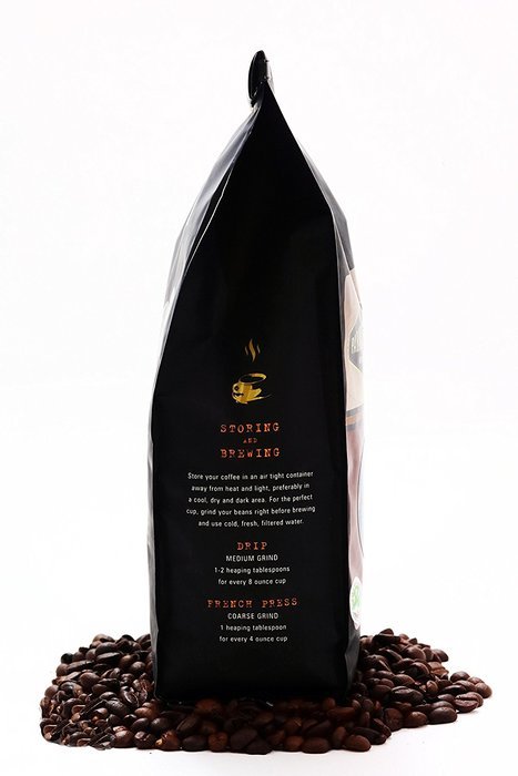 Paradise Mountain, Rare Thailand Peaberry, Certified Organic, Fair Trade, Whole Bean Coffee 16oz N3