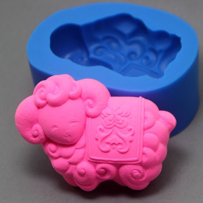 Lariy Cute sheep Silicone Mold Candle Chocolate Mold Cake Decorating Tools Silicone So