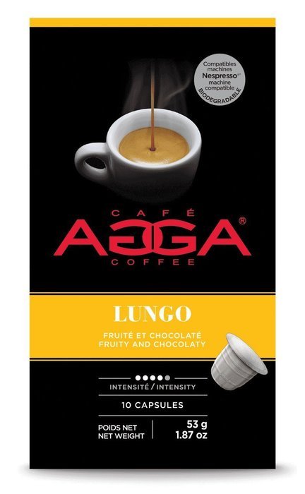 Caf&eacute; Agga Coffee VARIETY 60 NESPRESSO COMPATIBLE CAPSULES N3