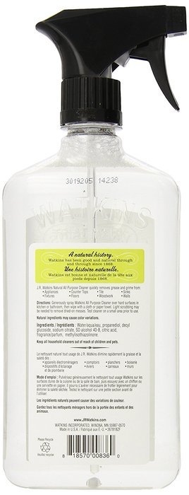 J.R. Watkins Natural All Purpose Cleaner, Aloe & Green Tea, 24 Ounce (Pack of 6) N2