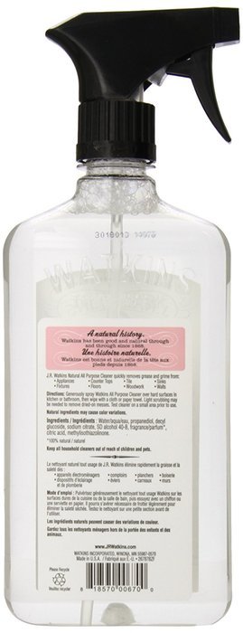 J.R. Watkins Natural All Purpose Cleaner, Aloe & Green Tea, 24 Ounce (Pack of 6) N14