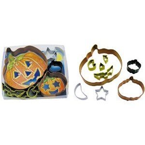 R & M Jack O'Lantern 9 Piece Cookie Cutter Set, Assorted Colors