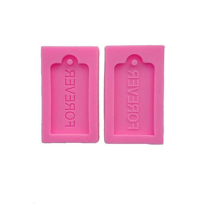 Wocuz WZ1236 FOREVER Pendant Shape Silicone Mold Fondant Mold Cupcake Cake Top Decoration Tool Cake Side Decorating...