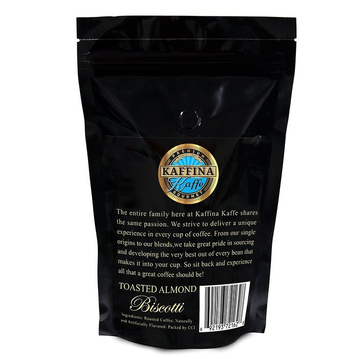Kaffina Kaffe Premium Gourmet Ground Coffee - Flavored - Medium Rosted Hazelnut Praline Coffee N10