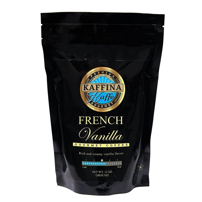 Kaffina Kaffe Premium Gourmet Ground Coffee - Flavored - Medium Rosted Hazelnut Praline Coffee N13