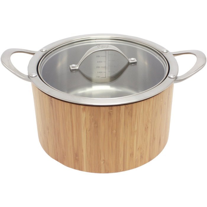 CAT CORA by Starfrit Stainless Steel Cook N Serve Casserole, 3.8-Quart