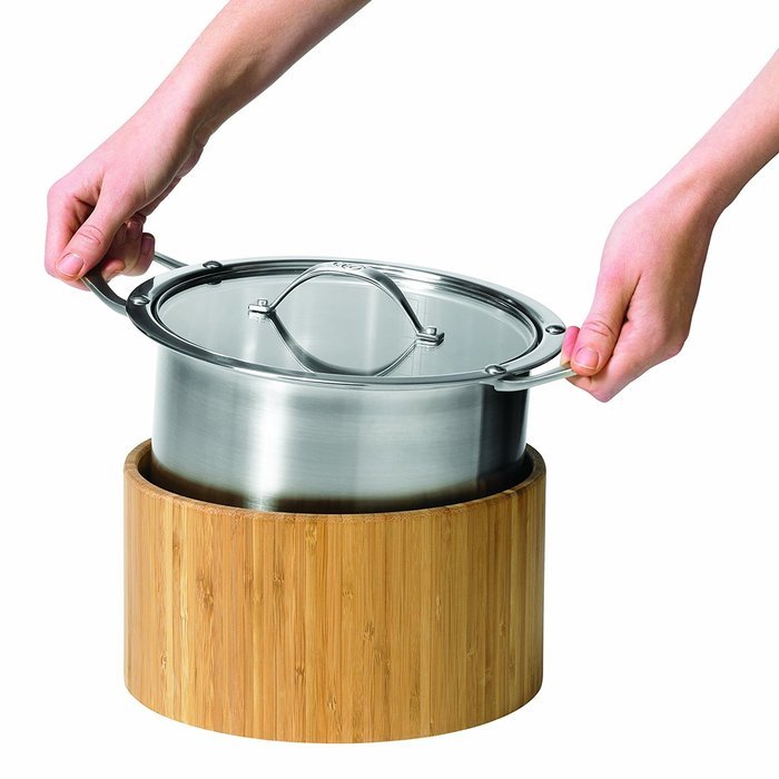 CAT CORA by Starfrit Stainless Steel Cook N Serve Casserole, 3.8-Quart N2