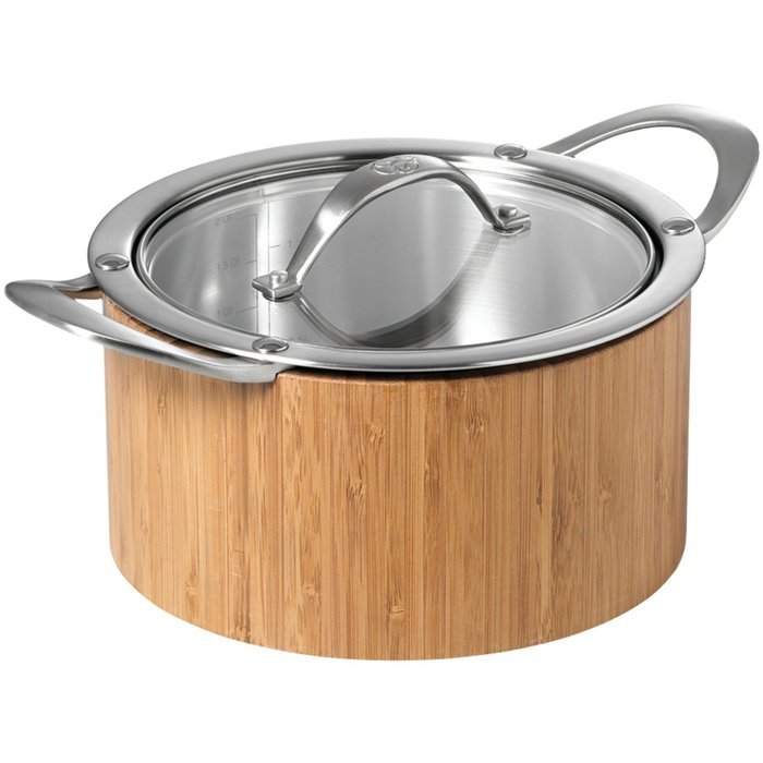 CAT CORA by Starfrit Stainless Steel Cook N Serve Casserole, 3.8-Quart N7