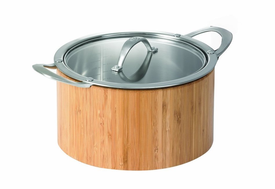 CAT CORA by Starfrit Stainless Steel Cook N Serve Casserole, 3.8-Quart N8