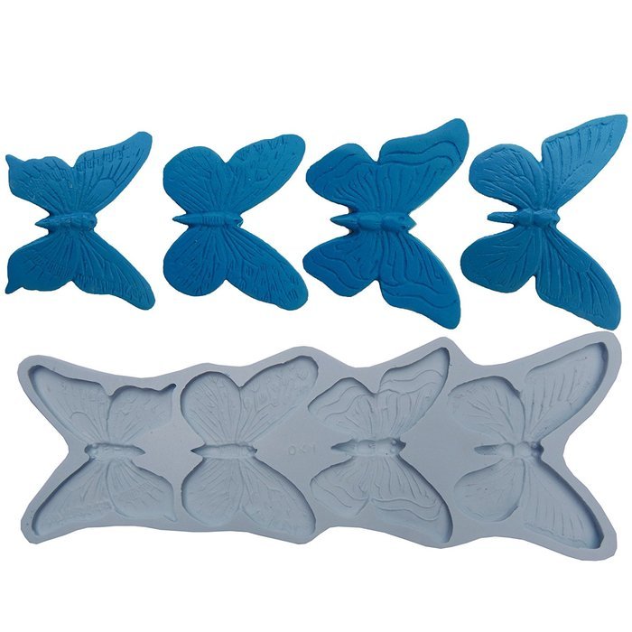 O.K Molds silicone cake decorating fondant gompaste supply butterfly M5020
