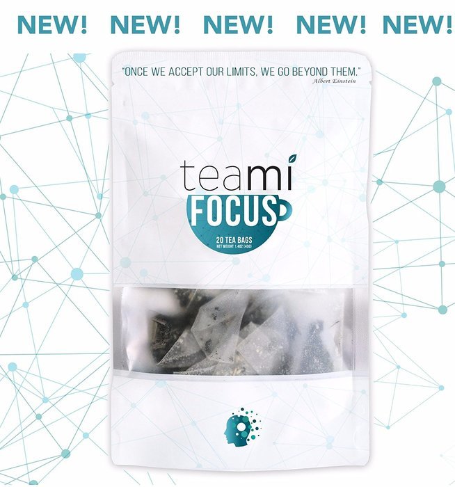 Teami Focus - All Natural Herbal Brain & Energy Booster Tea - Best for Mental Alertness, Clarity, and Focus -... N2