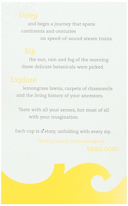 Tazo Calm Chamomile Herbal Tea, 20 ct N3