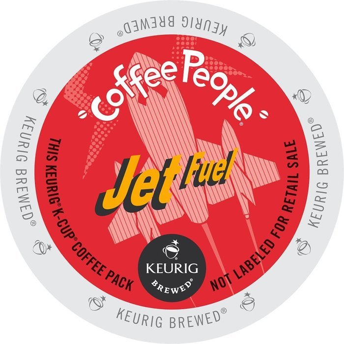 Coffee People Dark Roast, Jet Fuel, K-Cup Portion Pack for Keurig Brewers 24-Count N8