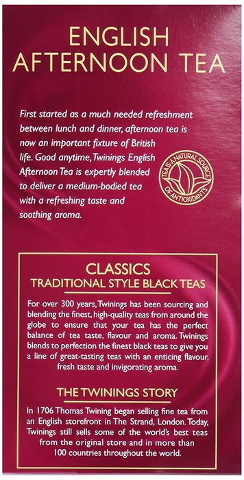 Twinings Tea English Afternoon Tea, 20 ct N5
