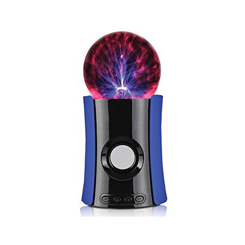 Hype Static Bluetooth Wireless Music Speaker Plasma Ball with Micro SD Card Slot