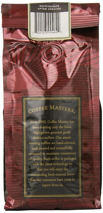 Coffee Masters Flavored Coffee, Cinnamon Buttercream, Whole Bean, 12-Ounce Bags (Pack of 4) N2