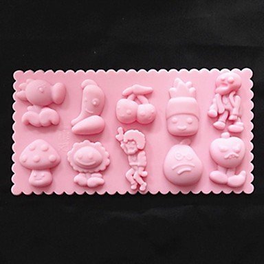 Party Supplies Plants Vs Zombies Cake Mold Ice Jelly Chocolate Mold,Silicone 21.5&iexcl;&Aacute;11.2&iexcl;&Aacute;1.3 CM(8.5&iexcl;&Aacute;4.4&iexcl;&Aacute;0.5...