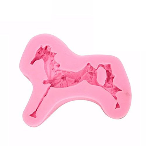 "dipshop Carousel Horse Fondant Silicone Mold Chocolate Mould Cake Decorating Tool" shopping