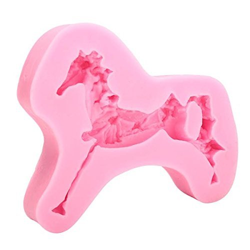 "dipshop Carousel Horse Fondant Silicone Mold Chocolate Mould Cake Decorating Tool" shopping N3