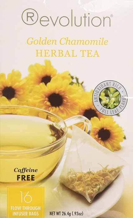 Revolution Tea Golden Chamomile Herbal Tea, 16 Count