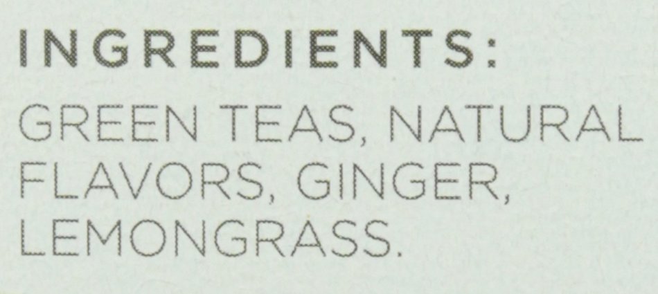 Tazo Tea, Green Ginger Tea, Tea Bags, 20 ct N5