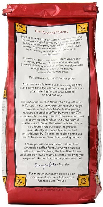 Puroast Low Acid Coffee Nutcracker Sweet Drip Grind, 2.5-Pound Bag N3