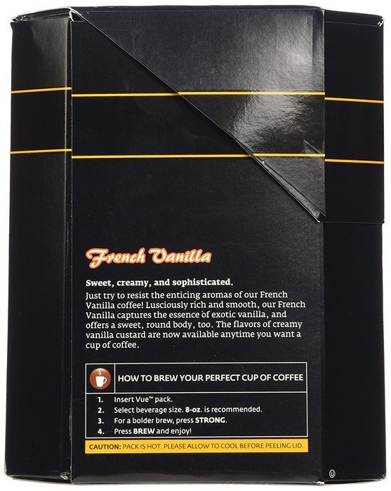 Green Mountain French Vanilla Coffee Keurig Vue Portion Pack, 16 Count N3