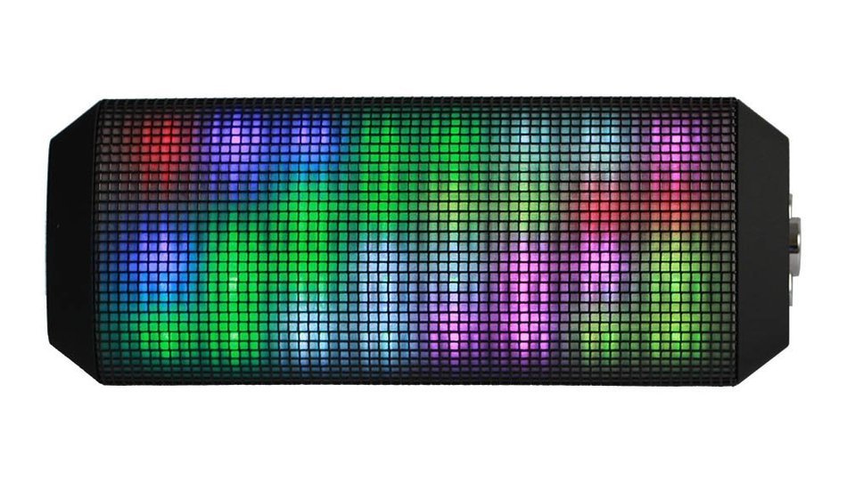 Abdtech 10W Wireless Portable Bluetooth Speakers 6 LED Light Visual Display Mode Powerful Sound with Build in... N2