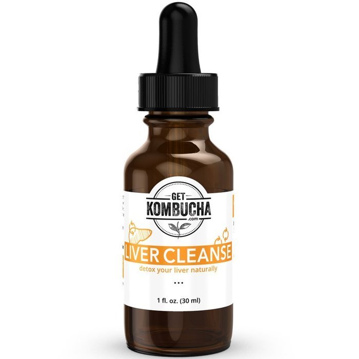 Kombucha Liver Cleanse Tea Liquid Tonic - Liver Detox Cleansing Herbs, Extracted From Organic Kombucha Tea Concentrate...