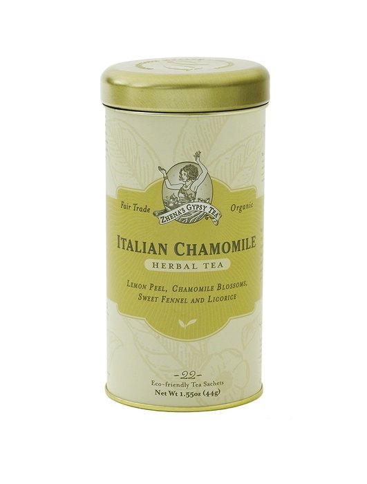 Zhena's Gypsy Tea, Italian Chamomile, 1.55 Oz, 22 Count Tea Sachet