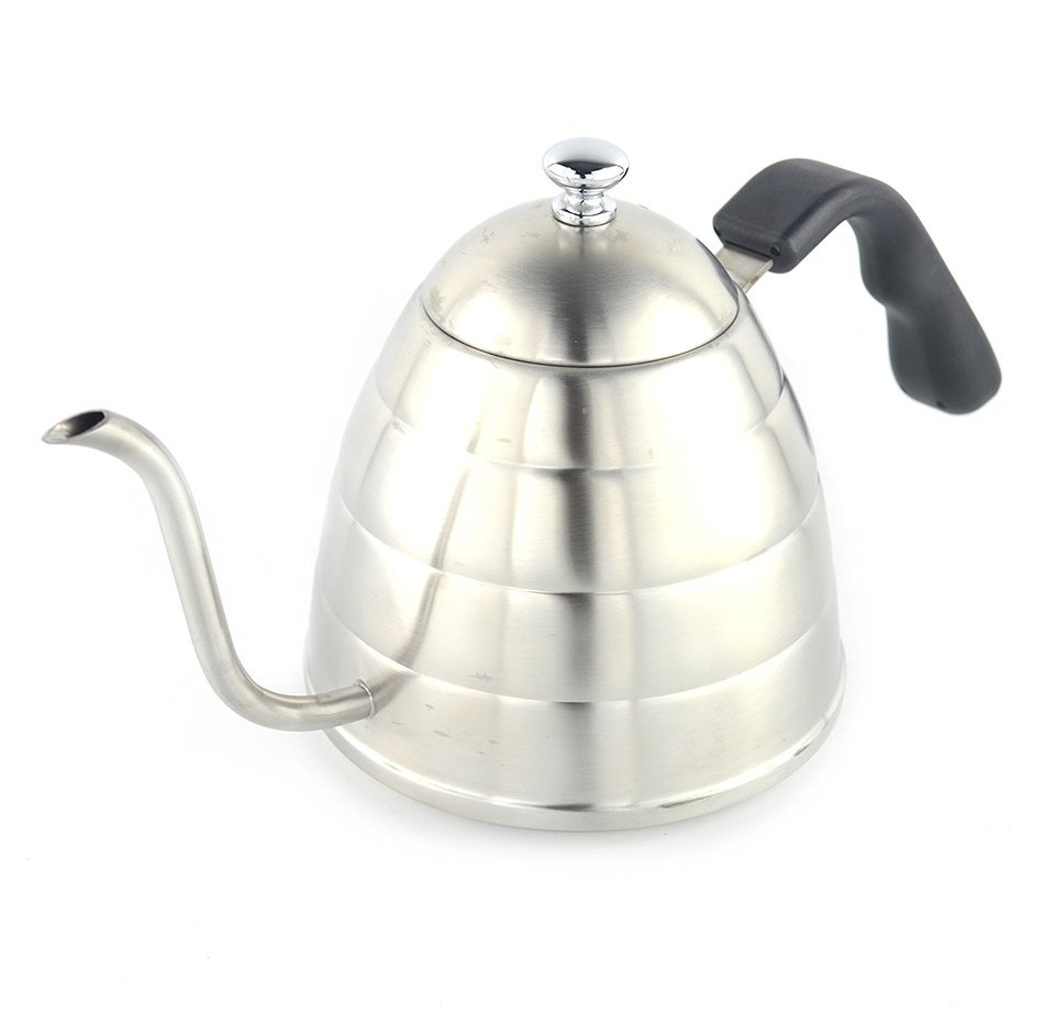 SAMYO Coffee & Tea Drip Kettle - Stainless Steel Precision Gooseneck Spout With Ergonomic Handle