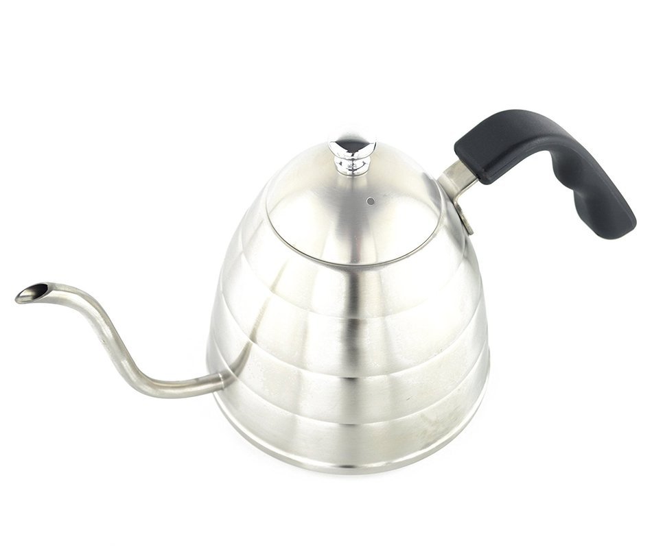 SAMYO Coffee & Tea Drip Kettle - Stainless Steel Precision Gooseneck Spout With Ergonomic Handle N5