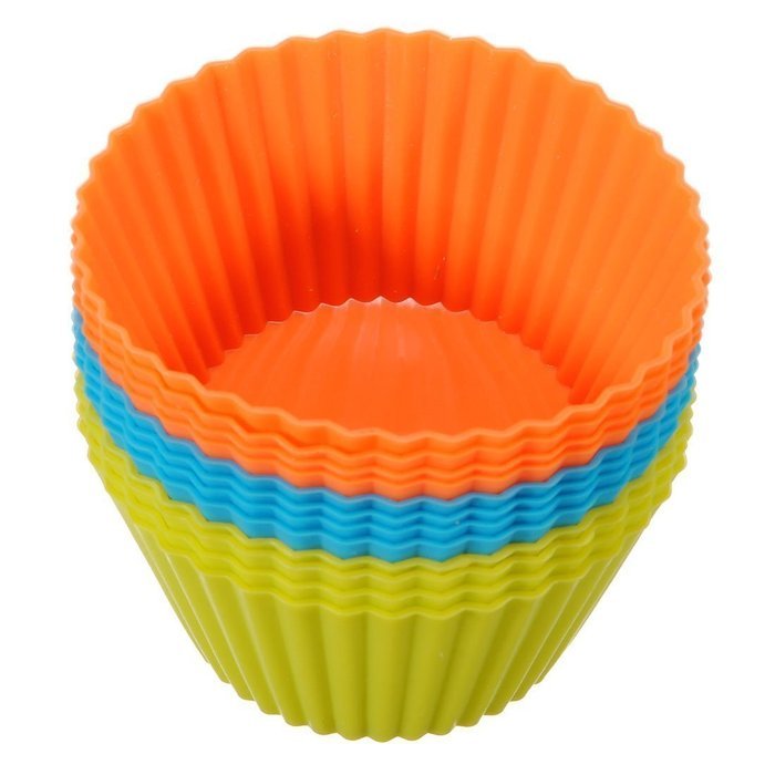 Freedi Reusable Silicone Baking Cups Cupcake Liners Premium Reusable Muffin Molds N4