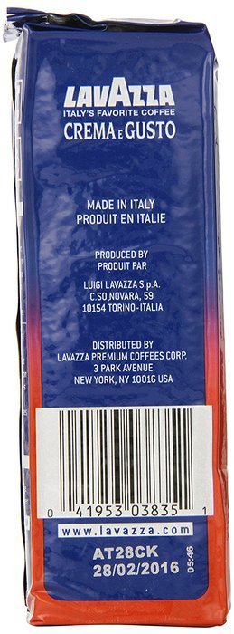 Lavazza Crema e Gusto - Ground Coffee, 8.8-Ounce Bricks (Pack of 4) N3