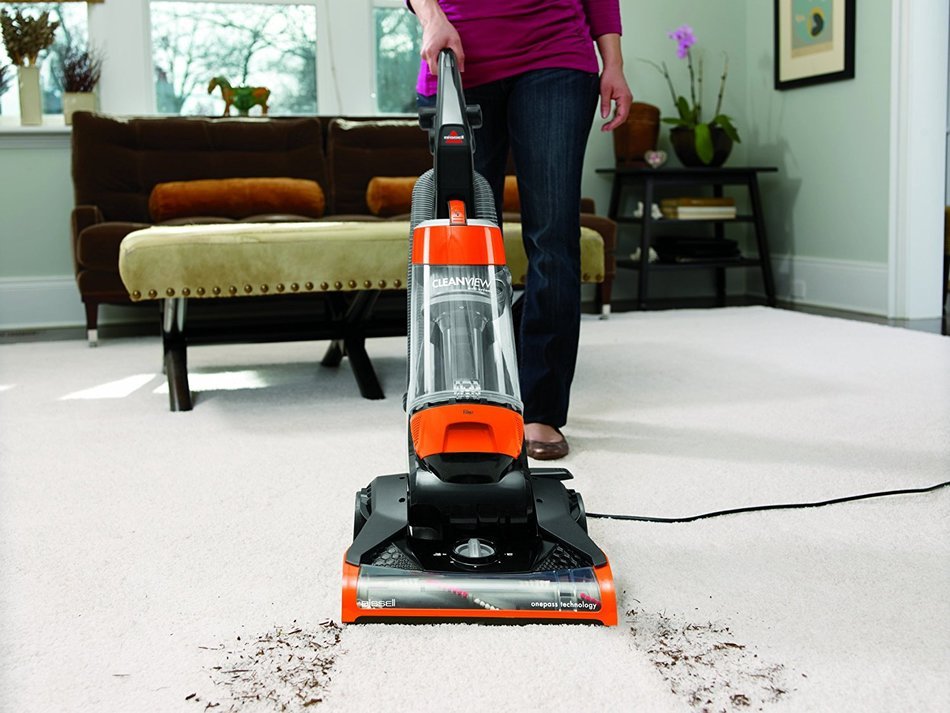 BISSELL CleanView Bagless Upright Vacuum with OnePass Technology, 1330 - Corded N5