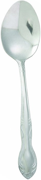 Winco 0004-10 12-Piece Elegance European Tablespoon Set, 18-0 Stainless Steel