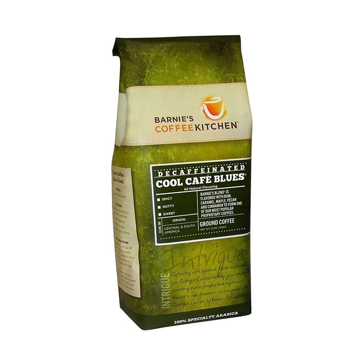 Barnie's CoffeeKitchen Decaf Cool Cafe Blues, 10 Ounce
