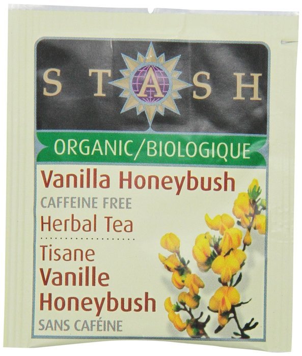 Stash Tea Organic Herbal Tea Bags in Foil, Vanilla Honeybush, 100 Count N2