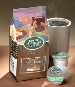 Green Mountain Caramel Vanilla Cream, Ground Coffee, 12oz. Bag (Pack of 2)