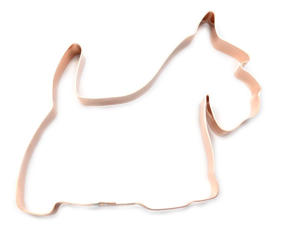 Scottish Terrier Copper Cookie Cutter