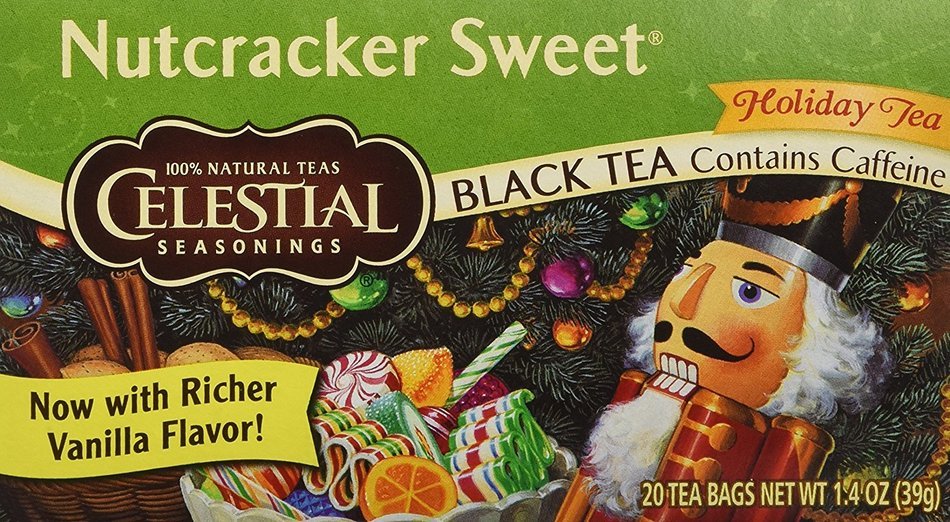 Celestial Seasonings Blk Tea,Sweet Nutcracker 20 Bag 6-Cs