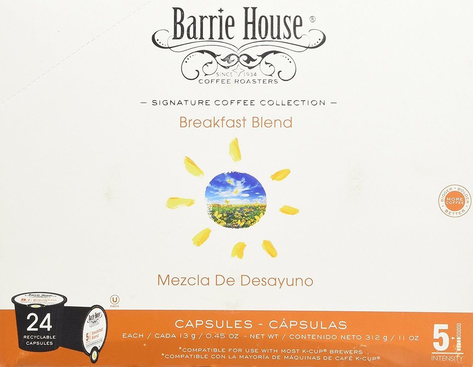 Barrie House Breakfast Blend Single Cup Capsule, 24 Capsules N2