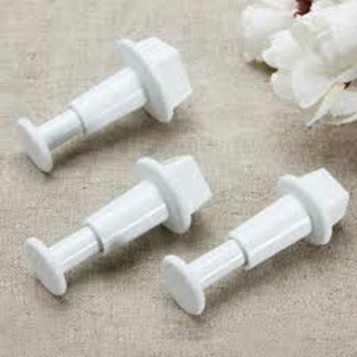 Cake & Cookie Cutters 3pcs Square Shape Cake Plunger Cutters N3