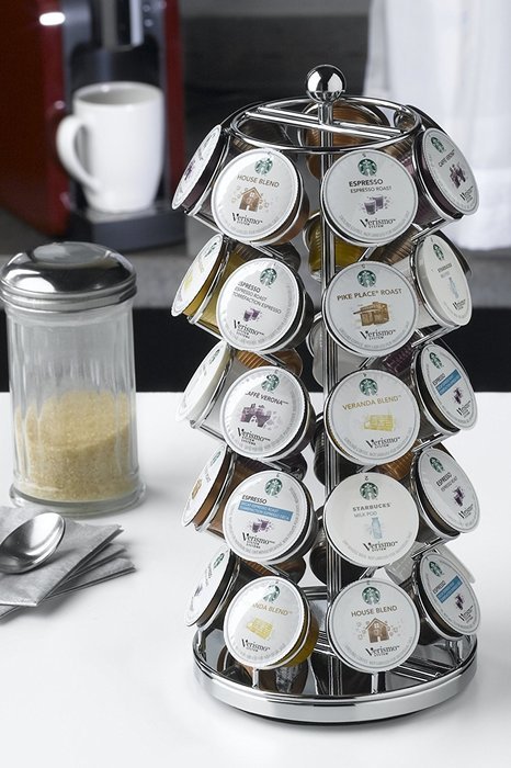 Nifty Starbucks Verismo Capsule Carousel-Holds 35 Verismo Capsules N2