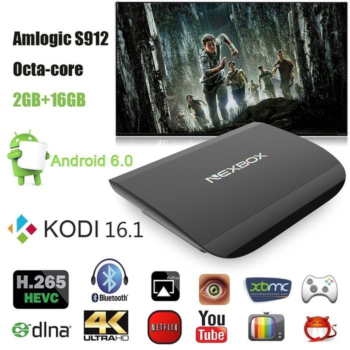 [Latest Version] HONGYU T95 Max 2GB+ 32GB Android TV BOX Kodi Pre installed Amlogic S905 Quad-core Android 5.1... N8