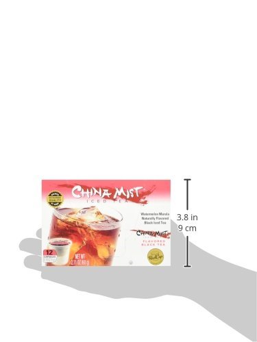 China Mist Iced Tea Black Tea, Watermelon Marula Flavored, 2.11 Ounce N3