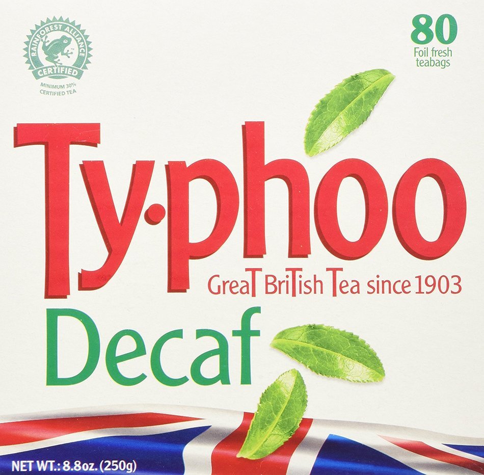 Typhoo Tea DECAF, 80-count by Typhoo [Foods]